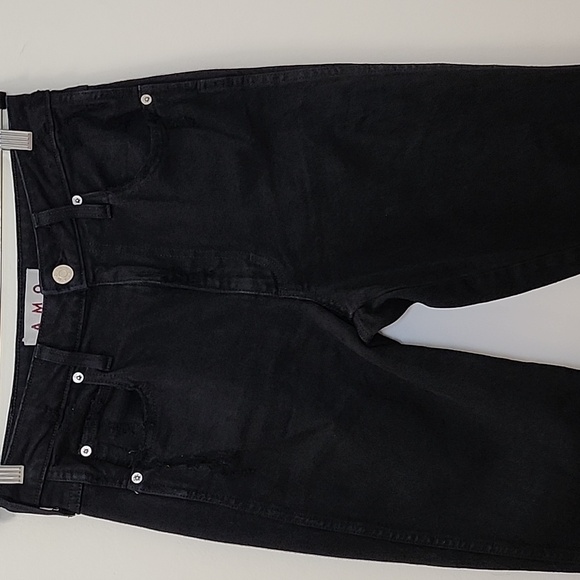 Amo Denim Bella Jean Black Oak High-waisted  Size 29 - Picture 5 of 16